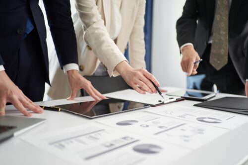 Asian businesspersons in a meeting